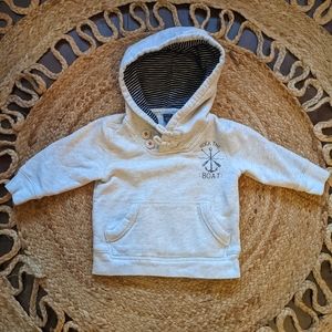 babyGAP, Hoodie Sweatshirt/Pullover. Heather Grey. (12-18months) LIKE NEW!
